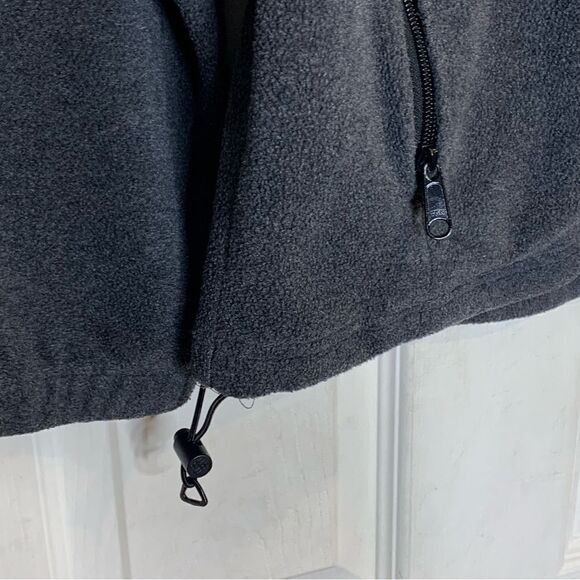 Columbia Gray Fleece Full Zip-up Jacket Size Medium - Picture 5 of 10